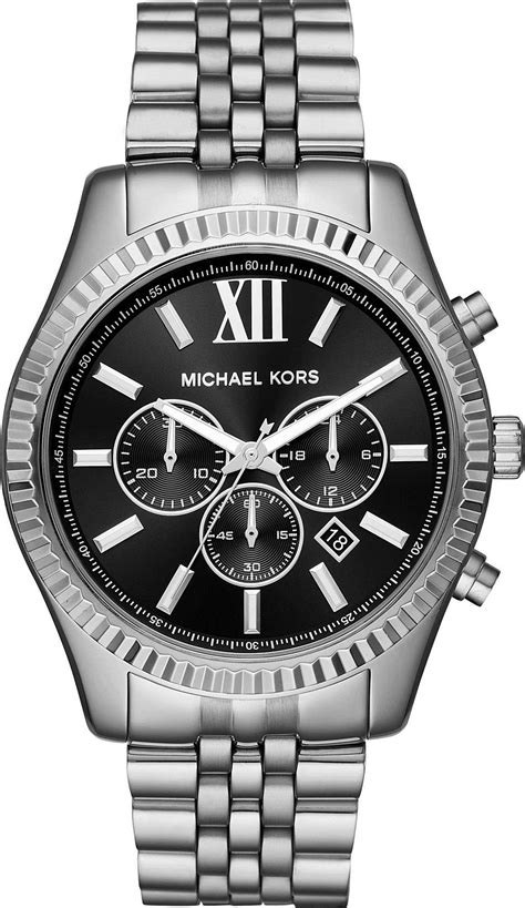 michael kors lexington zilver 5555|michael kors lexington silver.